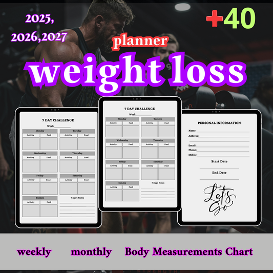 PLANNER WEIGHT LOSS